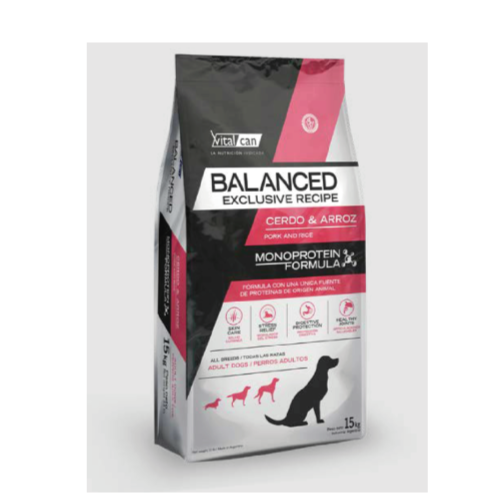 Balanced cerdo y arroz