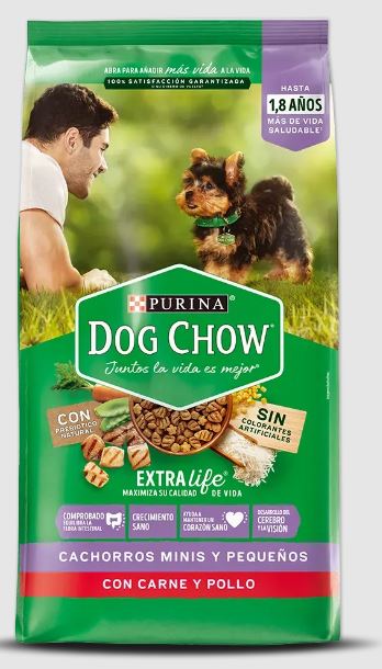 Dog chow cachorro razas pequeñas