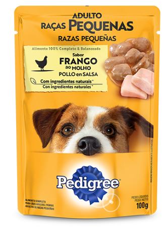 Pedigree adulto razas pequeñas 100g