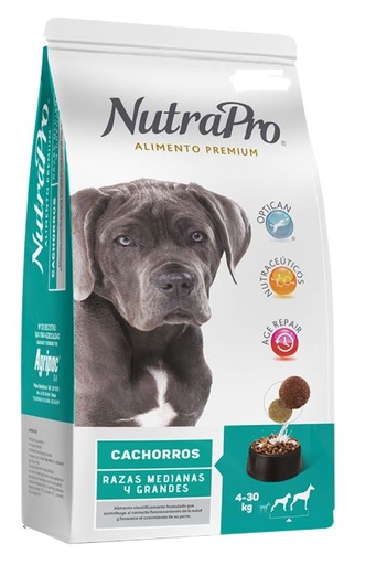 Nutrapro cachorros razas medianas y grandes